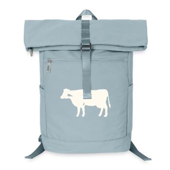 Vache - Vintage - Sac à dos ordinateur - bleu glacier - Devant