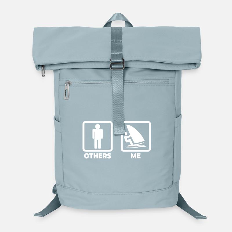Funny windsurfer Laptop Backpack