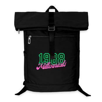 1988 Millennial Digitales Keynote Design - Laptop-Rucksack  - Schwarz - Vorne
