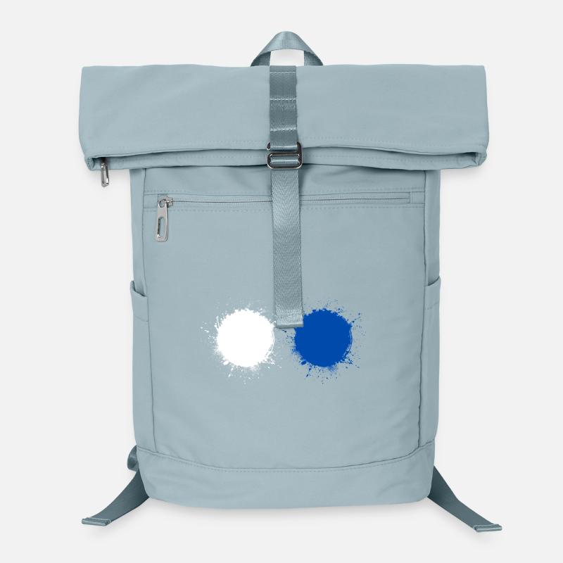 Blanc Bleu Sac à dos ordinateur