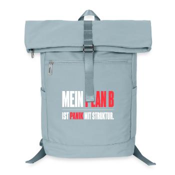 Mein Plan B - Laptop-Rucksack  - Eisblau - Vorne