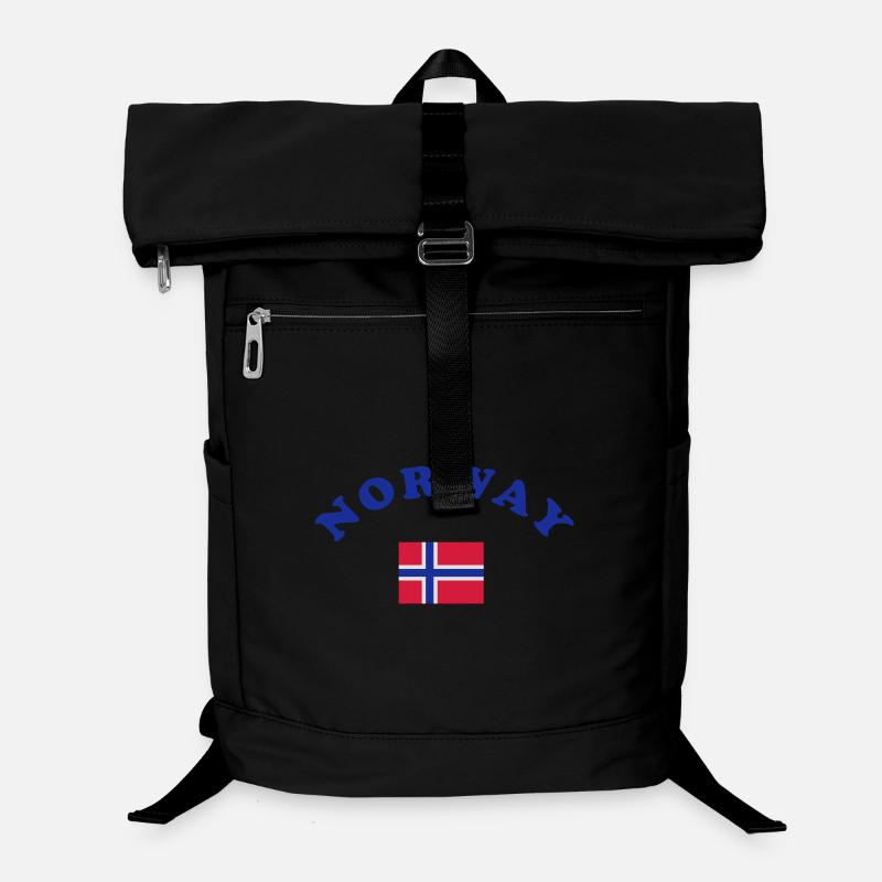 Norwegische Flagge Laptop-Rucksack 