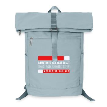 Admire How Messed Up You Are - Laptop Backpack - ice blue - Front