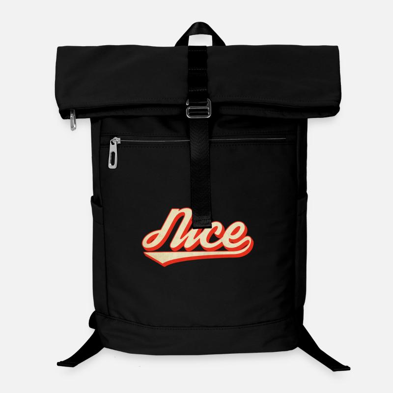 Joli lettrage rétro Sac à dos ordinateur