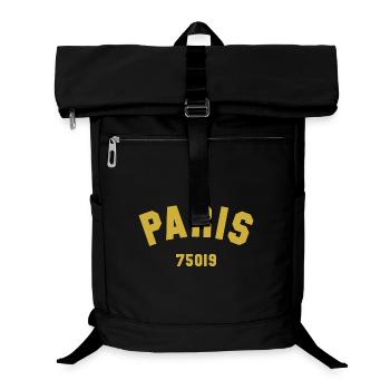 19e arrondissement de PARIS - Sac à dos ordinateur - noir - Devant