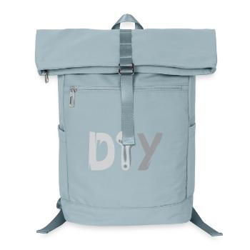 DIY Design – Werkzeug Logo für Heimwerker Bastler - Laptop-Rucksack  - Eisblau - Vorne