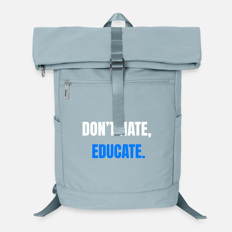 Don't Hate Educate – Statement Laptop-Rucksack 