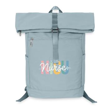 Regenbogenpflegekraft Design - Laptop-Rucksack  - Eisblau - Vorne