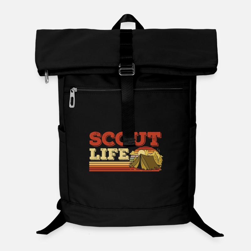 Camp de loisirs Retro Scout Scout Life Sac à dos ordinateur