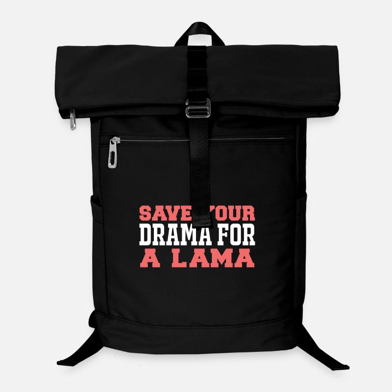 Save you drama for a lama Laptop-Rucksack 