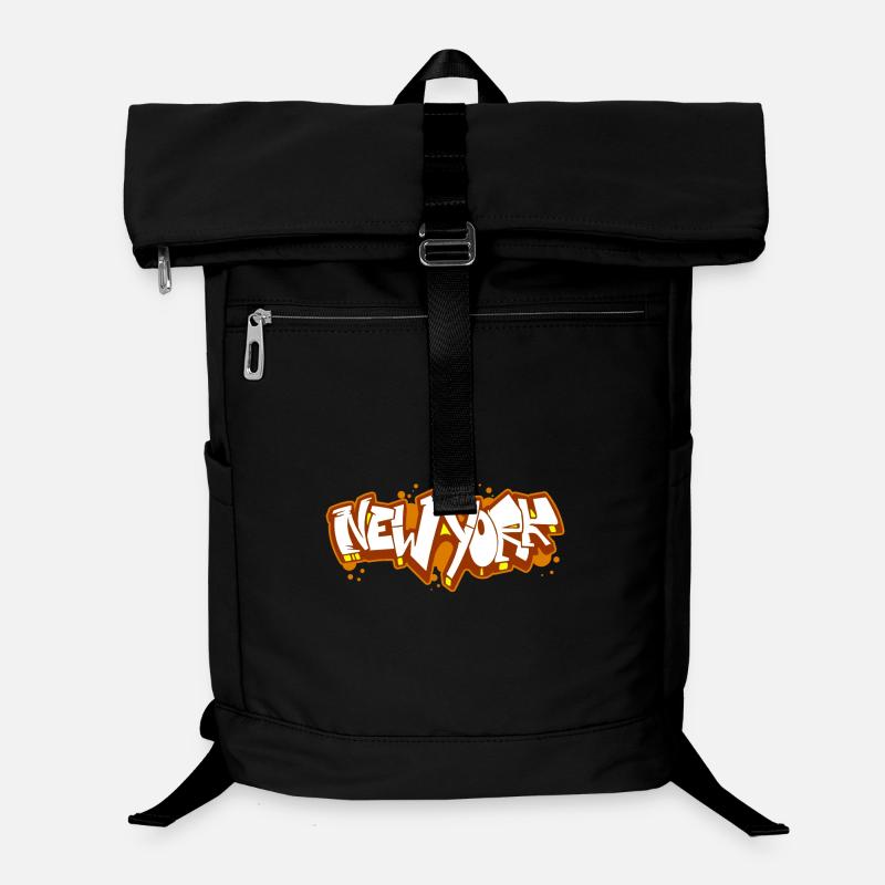 New York Horizontal Graffiti 4 Laptop Backpack