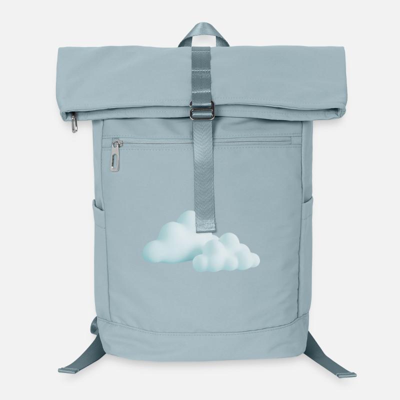 Wolkendesign Sonnenuntergangsfarben Laptop-Rucksack 