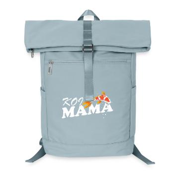 Koi Mama Proud Funny Fish Mom Pond Life - Laptop Backpack - ice blue - Front