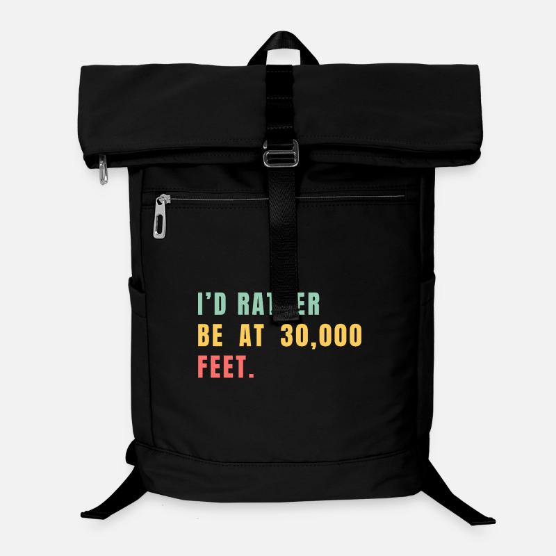 I'd rather be at 30,000 feet Laptop Backpack