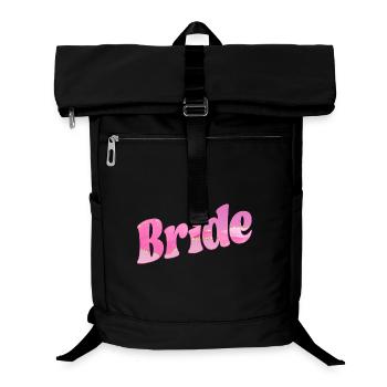 Bride Wedding - Laptop Backpack - black - Front