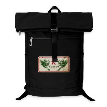 Mexiko Stier Schild - Laptop-Rucksack  - Schwarz - Vorne