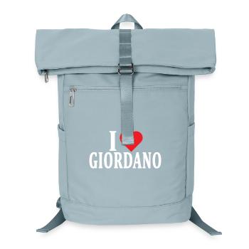 t-shirt I love Giordano t-shirt gift idea - Laptop Backpack - ice blue - Front