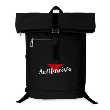 Antifasciste - Sac à dos ordinateur - noir - Devant