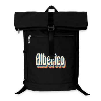 Alberico t-shirt retro vintage t-shirt gift - Laptop Backpack - black - Front