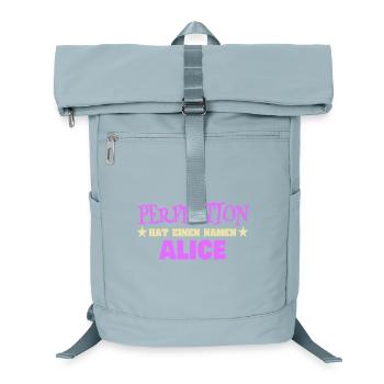 First name Alice - Laptop Backpack - ice blue - Front