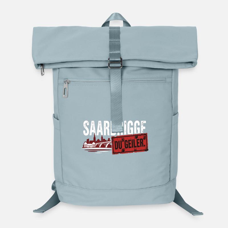 Saarbrigge Du Geiler Saarland Spruch Laptop-Rucksack 