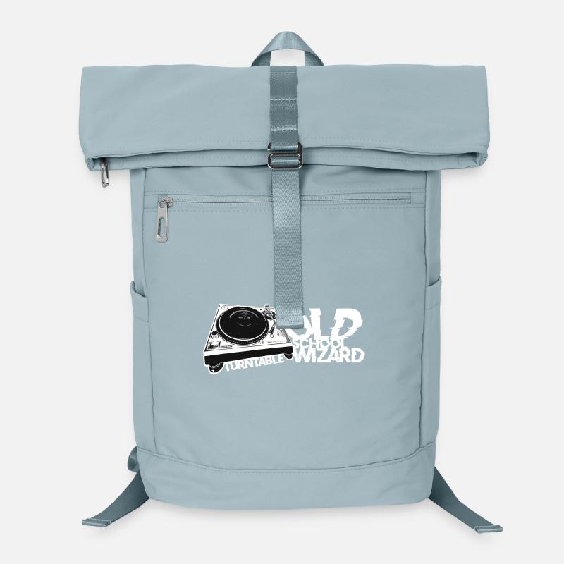Turntable DJ Old School Wizard Laptop Backpack