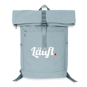 Läuft. - Laptop-Rucksack  - Eisblau - Vorne