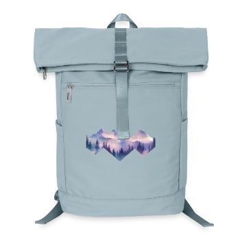 Mountains Nature Hiking - Laptop Backpack - ice blue - Front
