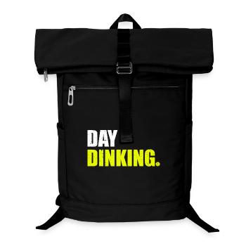 Day dinking funny pickleball player - Laptop Backpack - black - Front