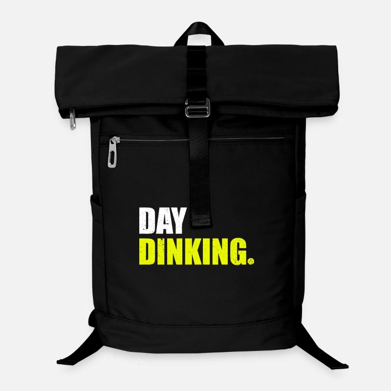 Day dinking lustiges Pickleball Spieler Laptop-Rucksack 