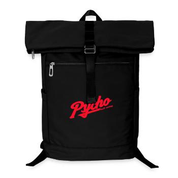 Psycho Retro Script Logo - Laptop Backpack - black - Front