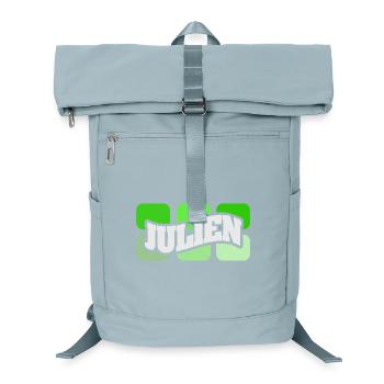 Julien Graffiti Neon Logo - Laptop-Rucksack  - Eisblau - Vorne