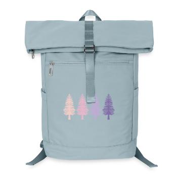 Trees Retro Forest Nature Conservation - Laptop Backpack - ice blue - Front