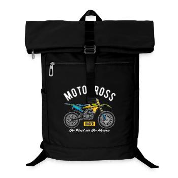 Motocross Racer! - Laptop-Rucksack  - Schwarz - Vorne