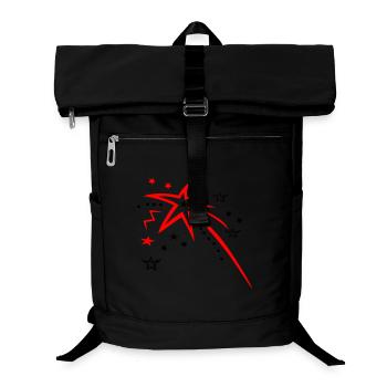 Stars, fireworks, shooting star - Laptop Backpack - black - Front