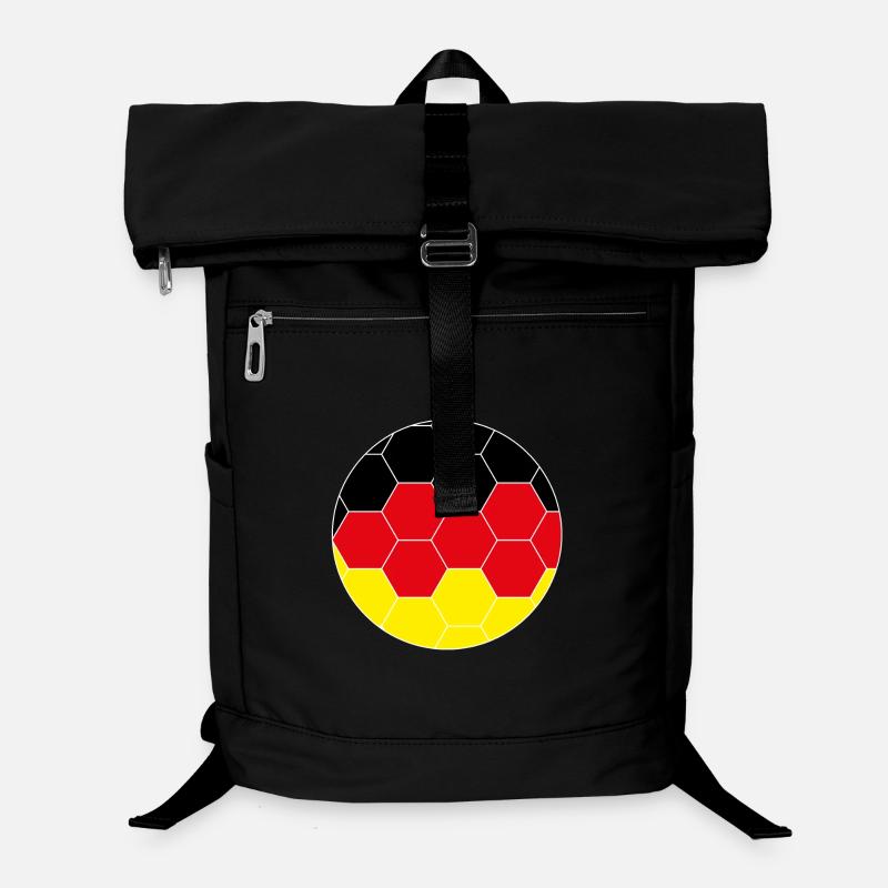 Hexagone du football allemand - Sac à dos ordinateur - noir