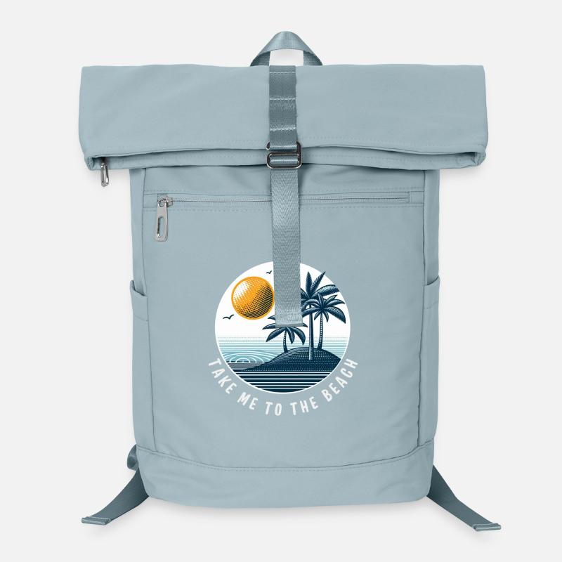 Emmenez-moi à la plage Sac à dos ordinateur