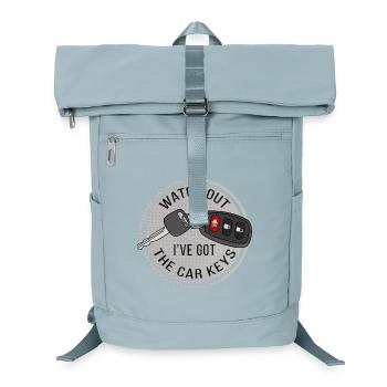 Watch Out I've Got The Car Keys - Laptop Backpack - ice blue - Front