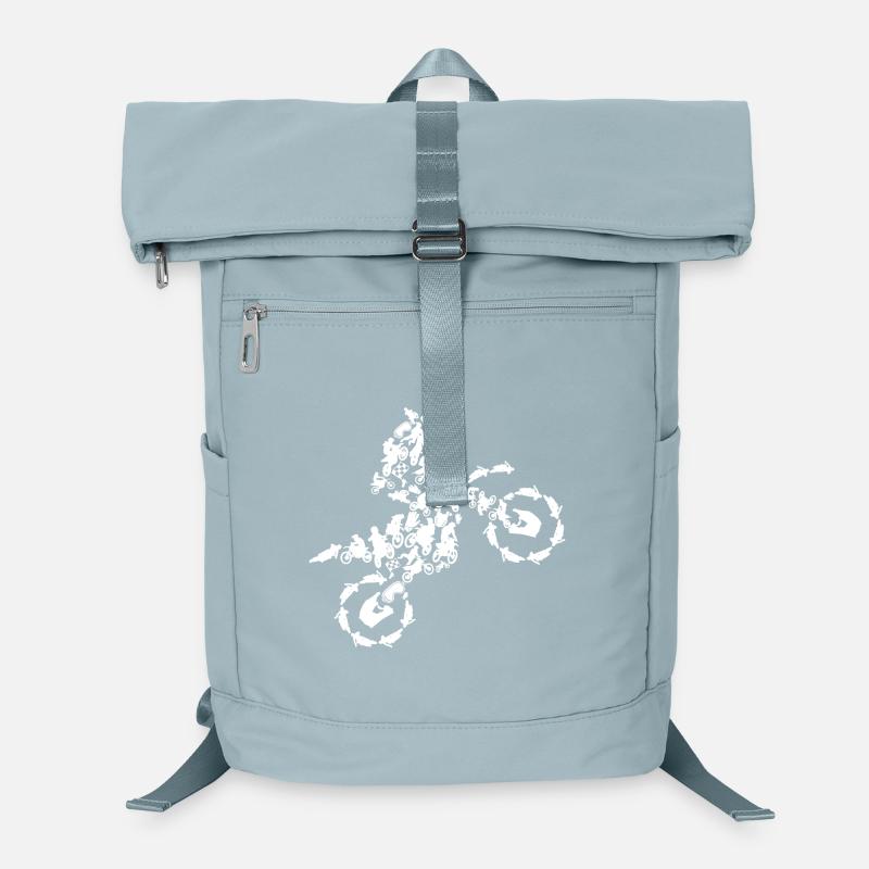Motocross Silhouette Laptop-Rucksack 