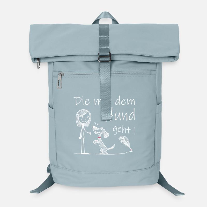 Die mit dem Hund geht ! Laptop-Rucksack 