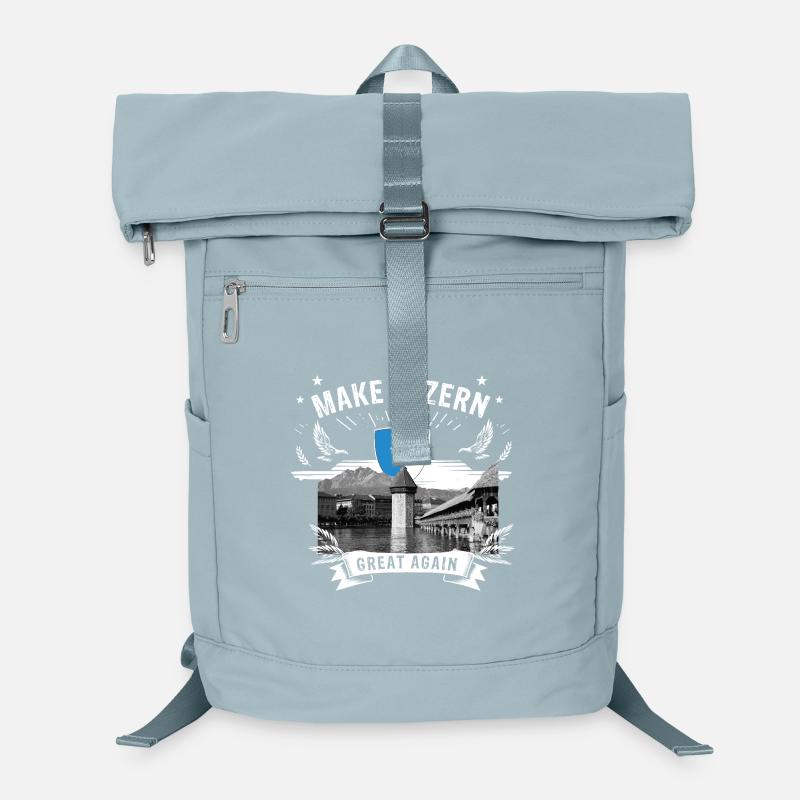 MAKE LUZERN GREAT AGAIN KI mit Wappen Laptop-Rucksack 
