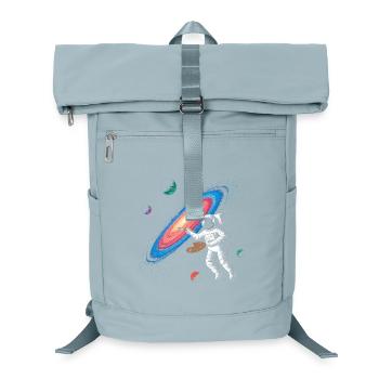 Galaktischer Künstler im All - Laptop-Rucksack  - Eisblau - Vorne