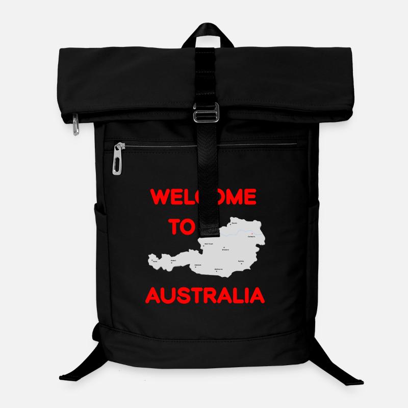 Welcome design Austria and Australia Laptop Backpack