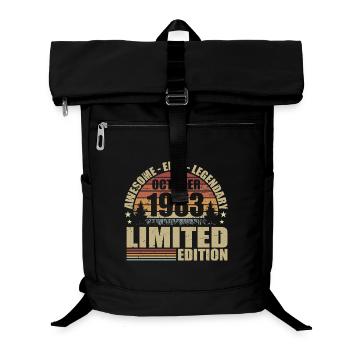 42nd Retro Anniversary October 1983 - October 1983 - Laptop Backpack - black - Front