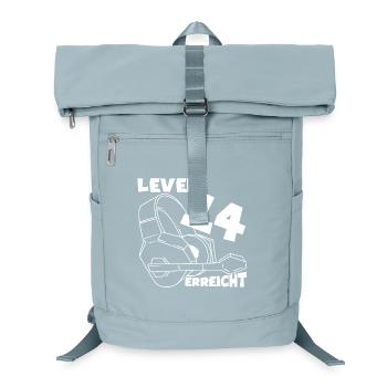 Level 14 erreicht Gaming Motiv 14. - Laptop-Rucksack  - Eisblau - Vorne
