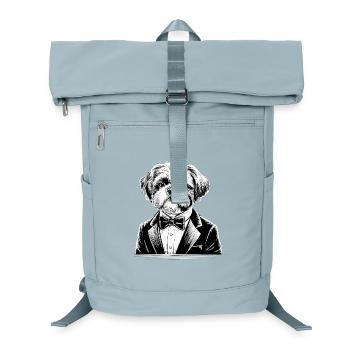 shih tzu - Laptop Backpack - ice blue - Front