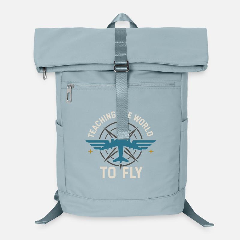 Instructeur de vol Cfi Pilote Instructeur d’aviation Sac à dos ordinateur