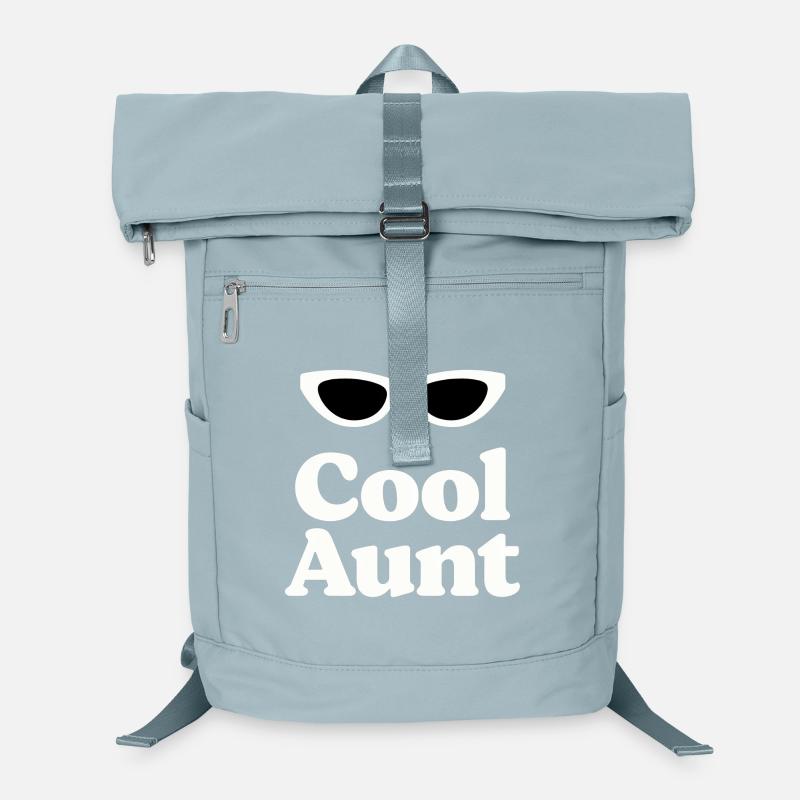Cool Aunt Eyeglasses Logo Laptop Backpack