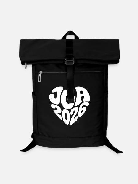 JGA 2026 Herzform - Laptop-Rucksack  - Schwarz