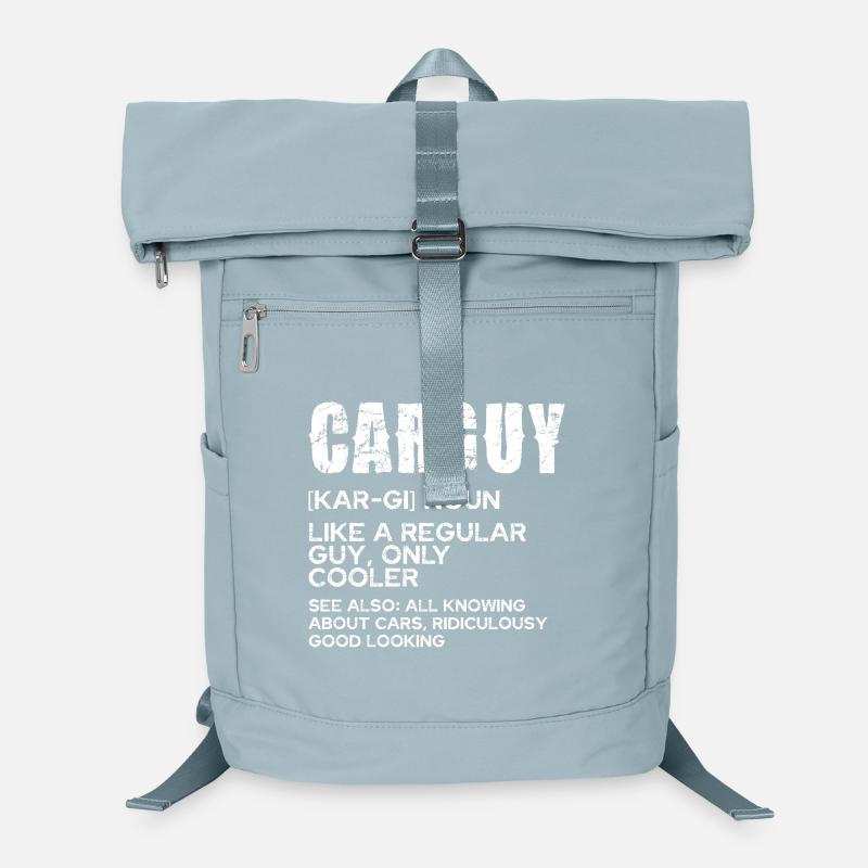 Typographie vieillie CarGuy Sac à dos ordinateur